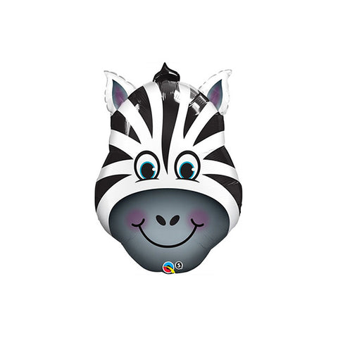 Tierballon Zebra | ca. 81cm | inkl. Heliumfüllung