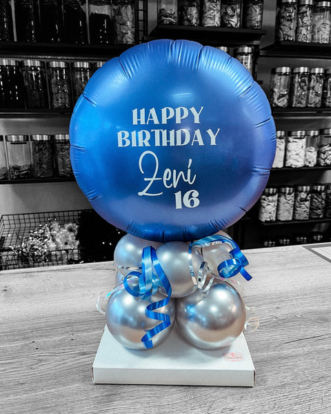 Personalisierter Folienballon rund | mit individuellem Druck | ca. 45cm Durchmesser
