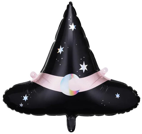 Folienballon Halloween | Hexenhut | ca. 60cm | inkl. Heliumfüllung