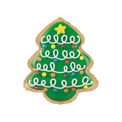 Folienballon Weihnachten | Weihnachtsbaum Cookie | 64cm | inkl. Heliumfüllung