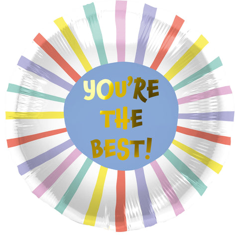 Folienballon Prüfung | Glückwunsch | You´re the best | ca. 45cm Durchmesser