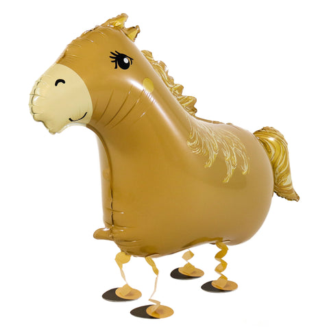 Airwalker Folienballon | Walking Horse | Pferd | ca. 83cm | inkl. Heliumfüllung