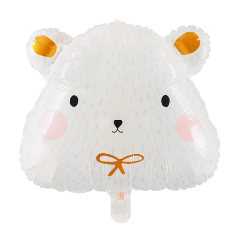 Tierballon Polarbär | ca. 40cm | inkl. Heliumfüllung