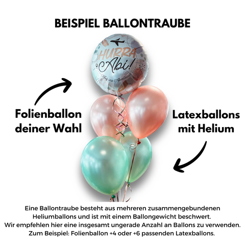 Folienballon Einschulung | Schulkind | ca. 45cm Durchmesser