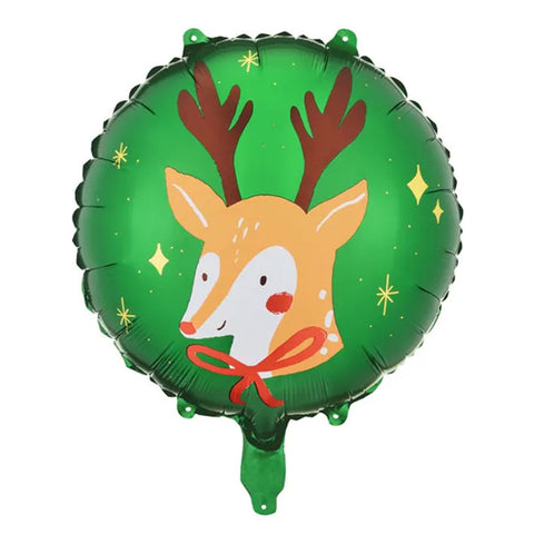 Folienballon Weihnachten | Rentier | Reh | 45cm | inkl. Heliumfüllung