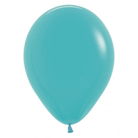 Latexballon karibikblau | caribbean blue | 30cm | inkl. Helium