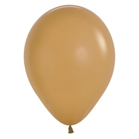 Latexballon hellbraun | latte | 30cm | inkl. Helium