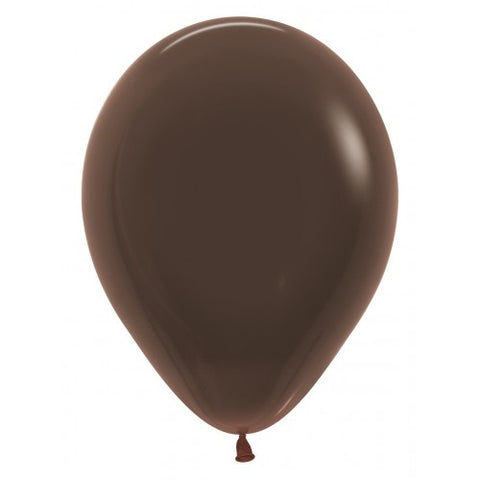 Latexballon schokobraun | chocolate brown | 30cm | inkl. Helium