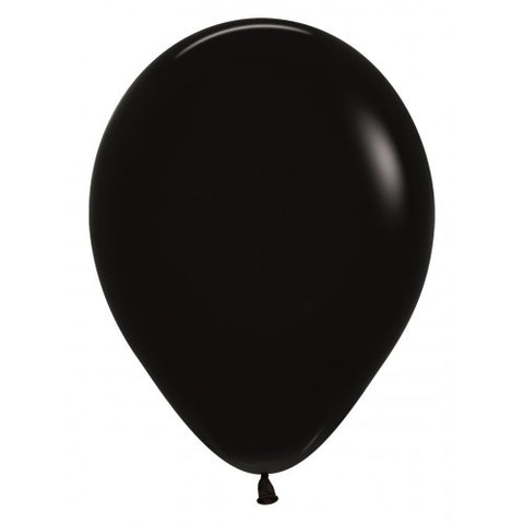 Latexballon schwarz | black | 30cm | inkl. Helium