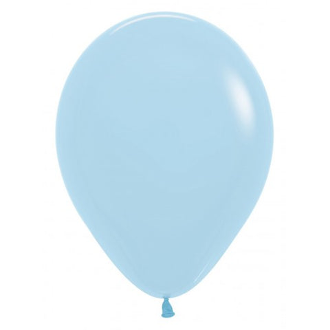 Latexballon pastellblau | pastel blue | 30cm | inkl. Helium
