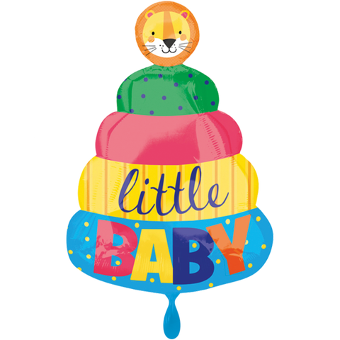 Folienballon zur Geburt oder Babyparty | Little Baby | 55cm | inkl. Heliumfüllung