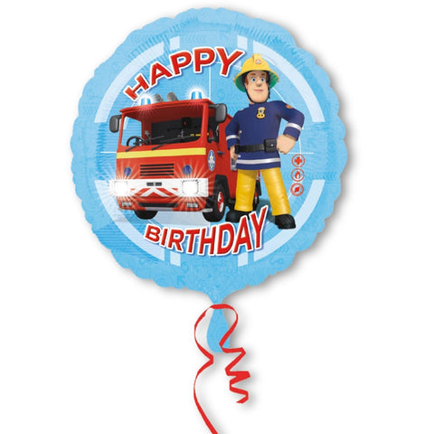 Folienballon Film & TV | Feuerwehrmann Sam | 45cm | inkl. Heliumfüllung