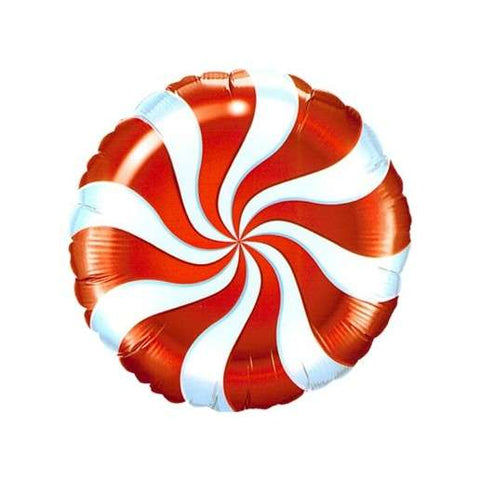 Folienballon Weihnachten | Candy rot | 46cm | inkl. Heliumfüllung