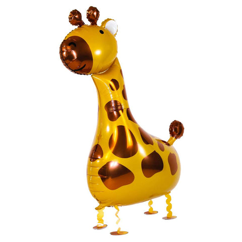 Airwalker Folienballon | Walking Giraffe | ca. 109cm | inkl. Heliumfüllung