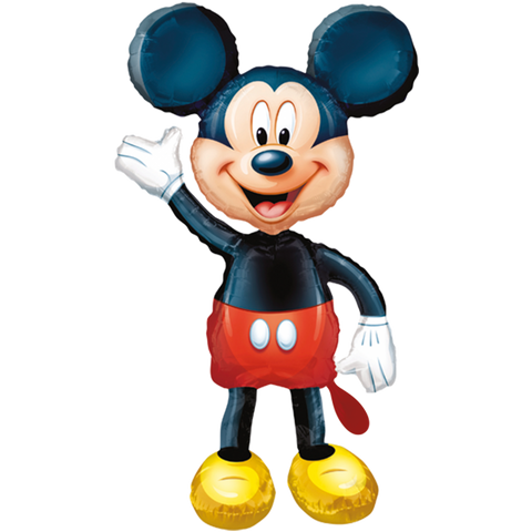 Folienballon Film & TV | Air-Walker | Mickey Mouse | ca. 132cm | inkl. Heliumfüllung