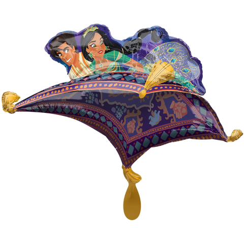 Folienballon Film & TV | Aladdin & Jasmin | 106cm | inkl. Heliumfüllung
