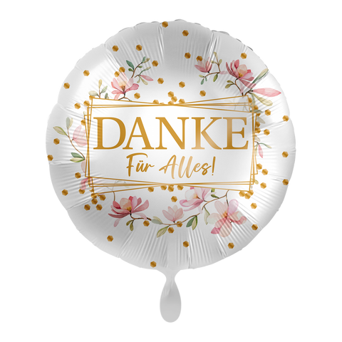 Folienballon Dankeschön | Danke für Alles! | ca. 45cm | inkl. Heliumfüllung