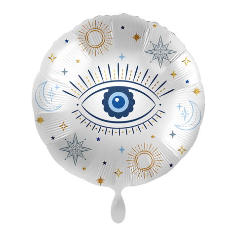 Folienballon Religion | NAZAR | Schützendes Auge | ca. 45cm | inkl. Heliumfüllung