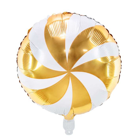 Folienballon Weihnachten | Candy gold | 45cm | inkl. Heliumfüllung