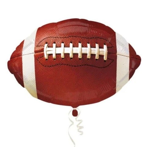 Folienballon Figur & Form | Football Super Bowl | ca. 43cm | inkl. Heliumfüllung