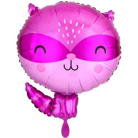 Tierballon Waschbär | ca. 50cm | inkl. Heliumfüllung